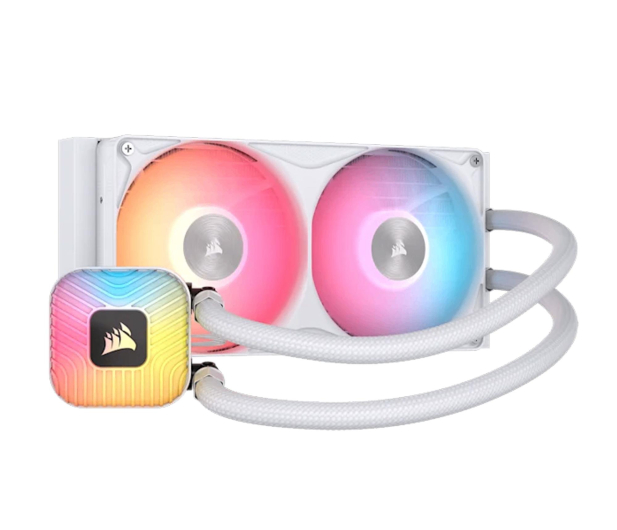 Corsair NAUTILUS 240 RS ARGB 2x120mm White - 1603094 - zdjęcie